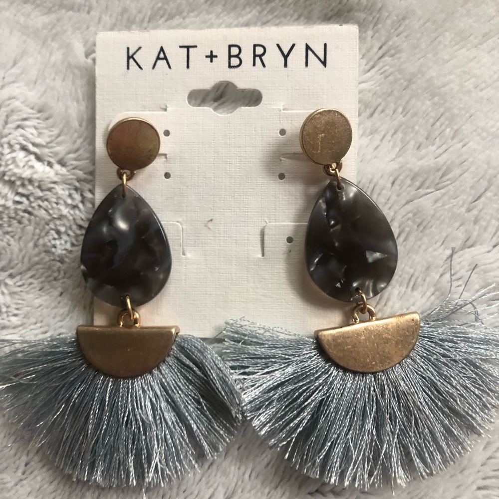 Kat + Bryn Fringe Dangle Earrings